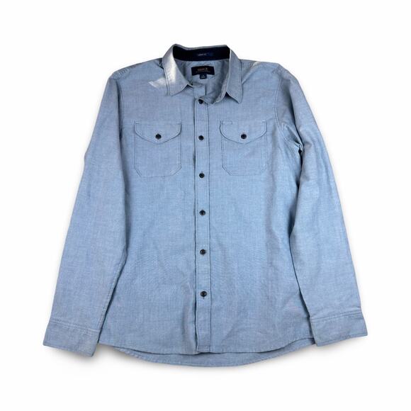 Roark Other - Roark Well Worn Blue Long Sleeve Classic Fit Men's Medium Oxford Button Up Shirt